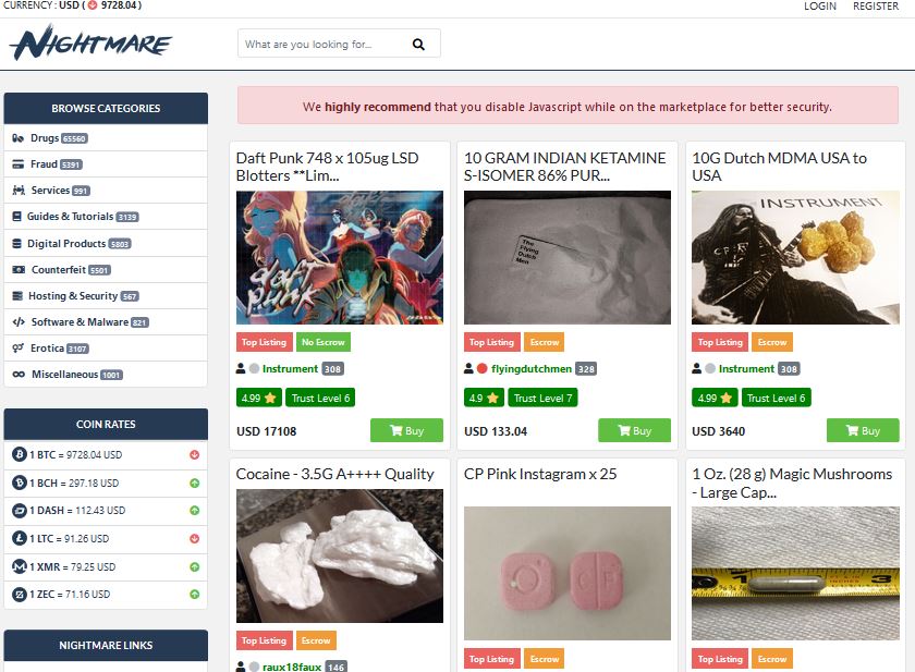 Nightmare Market Darknet