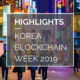 Korea Blockchain Week 2019